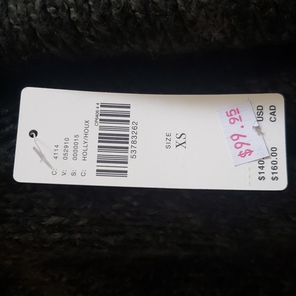 Anthropologie cardigan women's xs Josie sweaterGreen open marled knit cardigan - Picture 5 of 6